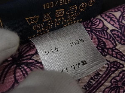 Louis Vuitton Bandeau BB Jeu Druis Silk 100% Ribbon Scarf Pink — view 4