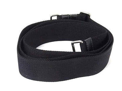 Prada Nylon Canvas Back Shoulder Strap Belt Crossbody Black — view 2