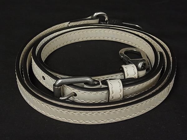 Gucci Leather Bag Shoulder Strap Belt Crossbody Ivory — view 2