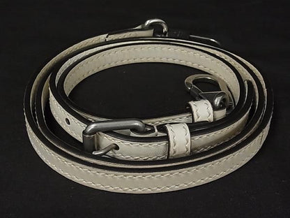 Gucci Leather Bag Shoulder Strap Belt Crossbody Ivory — view 2