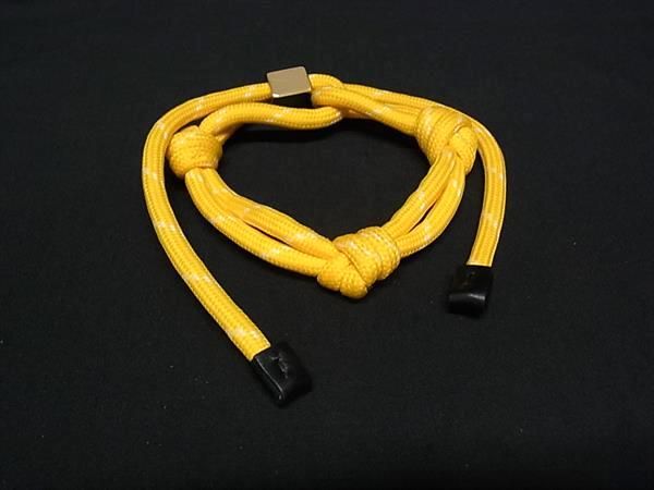 Miu Miu Miu Cord Bracelet Yellow — view 2