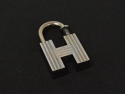 Hermes Logo First Step of the New Century Limited Cadena Padlock Charm Silver