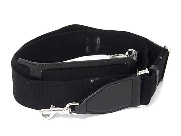Gucci Canvas Bag Shoulder Strap Belt Crossbody Black