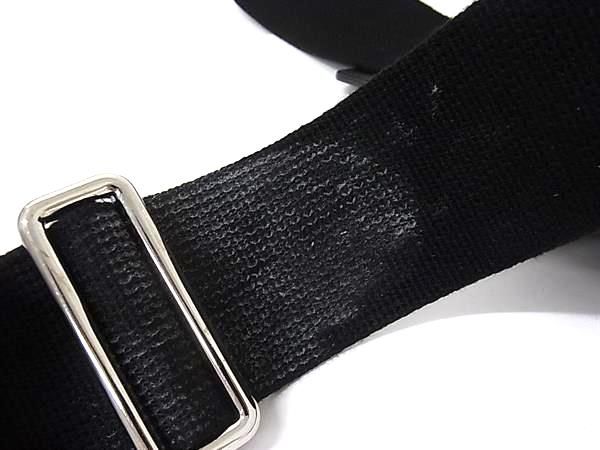 Gucci Canvas Bag Shoulder Strap Belt Crossbody Black — view 5