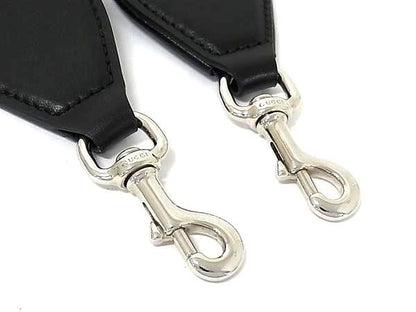 Gucci Canvas Bag Shoulder Strap Belt Crossbody Black — view 3
