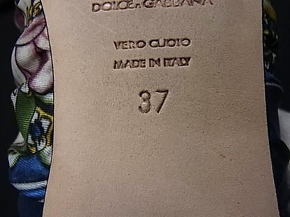 Dolce & Gabbana Nylon Ballet Shoes 37 Multicolor — view 5