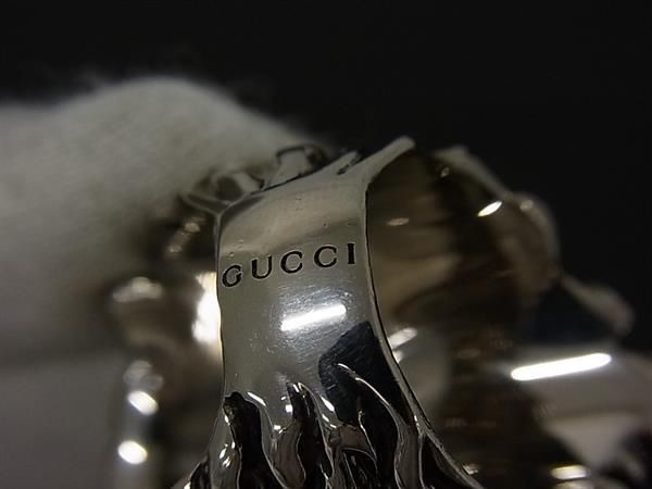 Gucci Lion Head Silver Ring — view 4