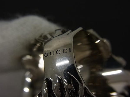 Gucci Lion Head Silver Ring — view 4