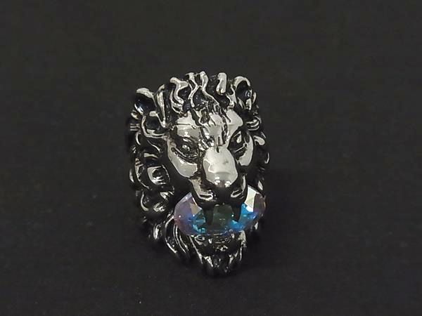 Gucci Lion Head Silver Ring