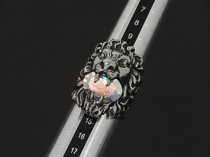 Gucci Lion Head Silver Ring — view 3