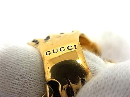 Gucci Lion Head Gold Ring — view 4