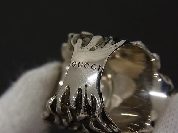 Gucci Lion Head Silver Ring — view 4