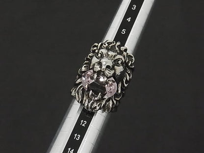 Gucci Lion Head Silver Ring — view 3