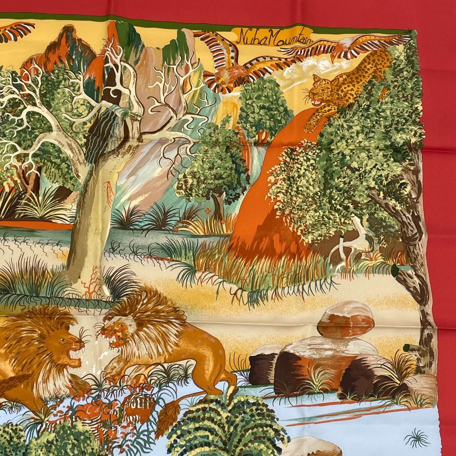 Hermes Carre 90 Nuba Mountain Scarf Silk 100% — view 5