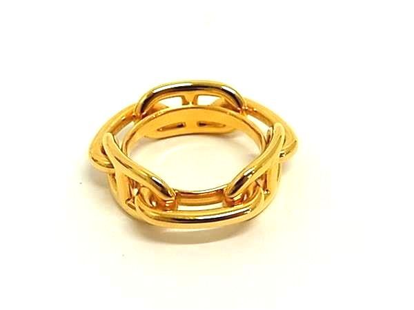 Hermes Chaine D'ancre Lucade Legato Scarf Ring Closure Gold — view 2