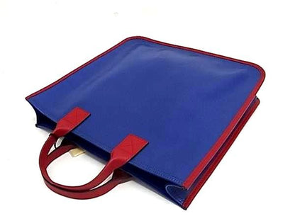 Gucci Children's Leather Handbag Tote Blue — view 3