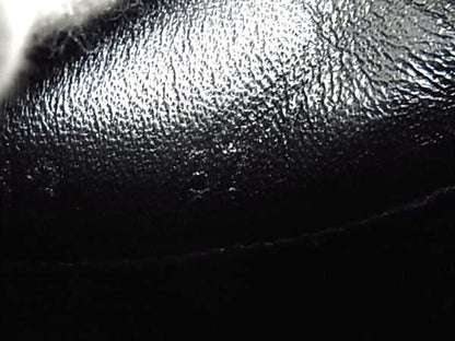 Chanel CC Logo Leather Sneakers Black — view 5