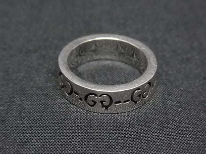 Gucci Ghost Skull Silver Ring — view 2