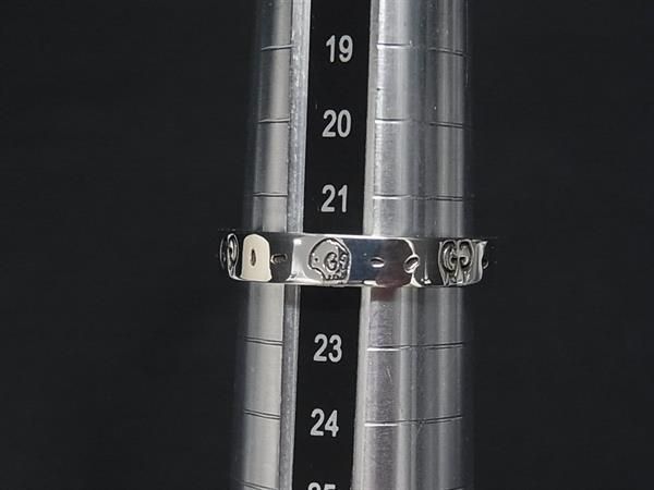 Gucci Ghost Skull Silver Ring — view 3