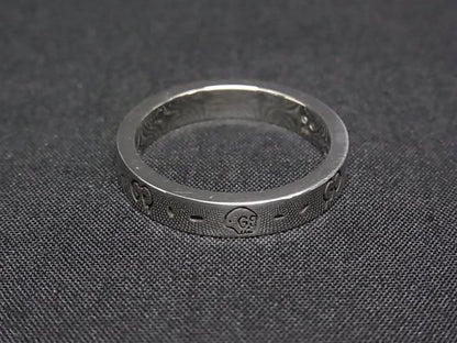 Gucci Ghost Skull Silver Ring