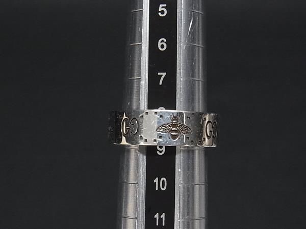 Gucci GG & Bee Silver Ring — view 3