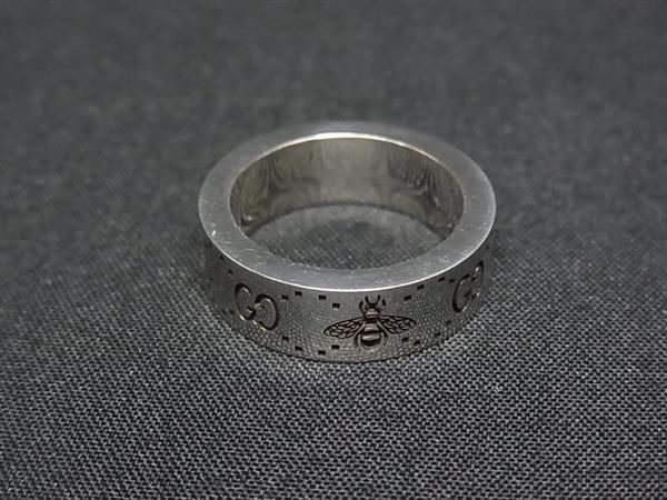 Gucci GG & Bee Silver Ring — view 2