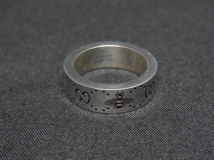 Gucci GG & Bee Silver Ring