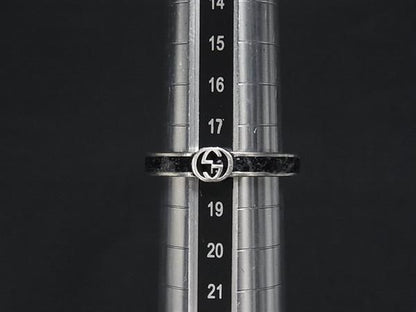 Gucci Interlocking Black Ring — view 3