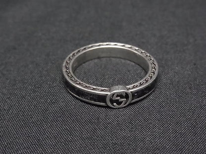 Gucci Interlocking Black Ring