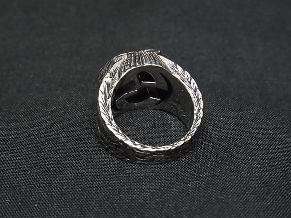 Gucci Interlocking Arabesque Silver Ring — view 2