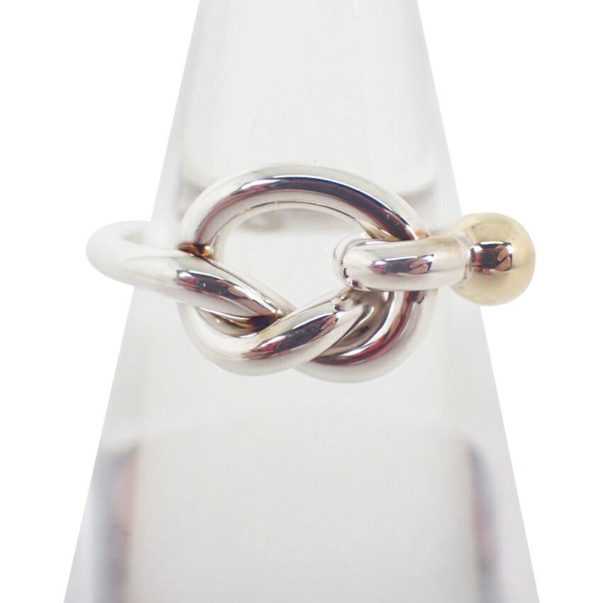 Tiffany & Co 925 750 Hook Eye Ring