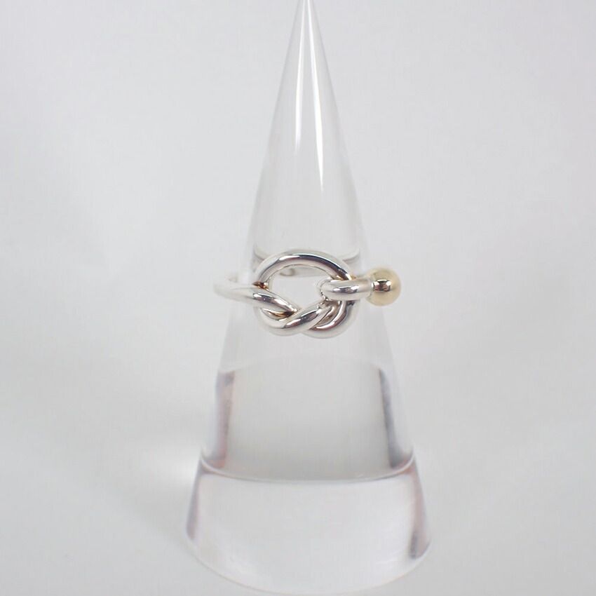 Tiffany & Co 925 750 Hook Eye Ring — view 7