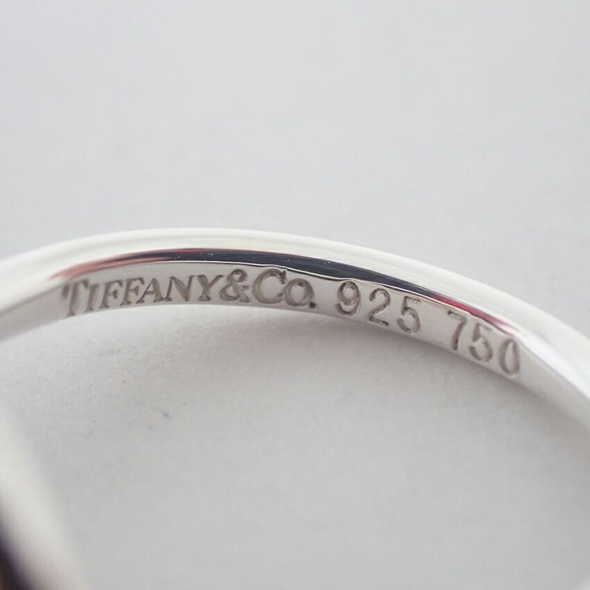Tiffany & Co 925 750 Hook Eye Ring — view 8