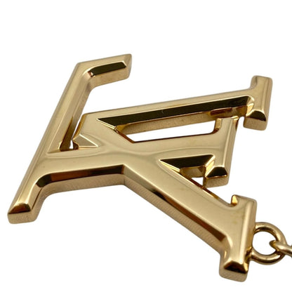 Louis Vuitton Bag Charm Key Holder LV Facet Logo Gold — view 9