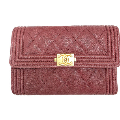 Chanel Boy Trifold Wallet