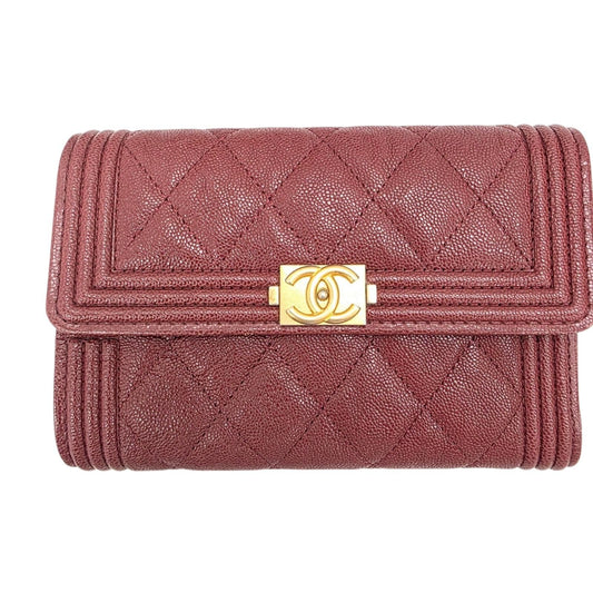 Chanel Boy Trifold Wallet