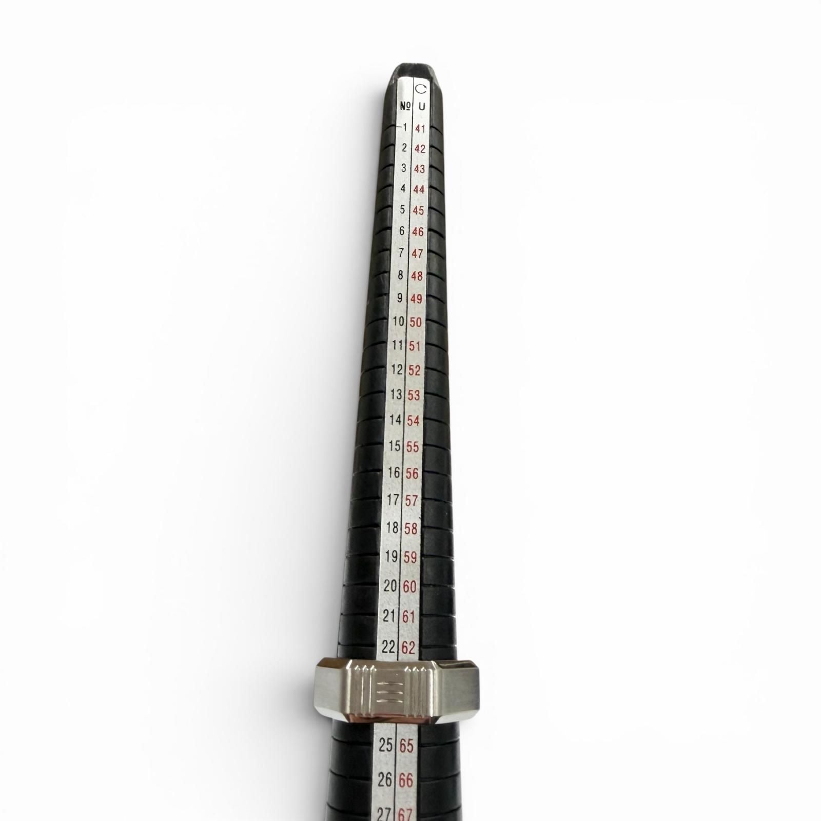 Hermes Stainless Steel Tool Box Ring Silver — view 8
