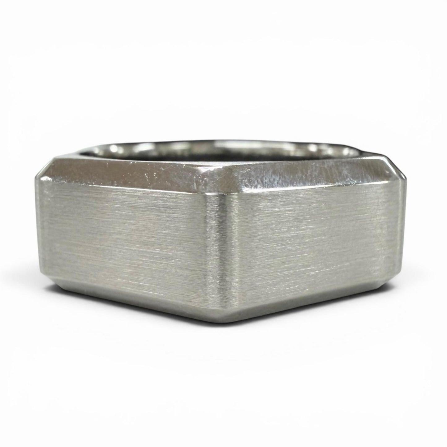 Hermes Stainless Steel Tool Box Ring Silver — view 3
