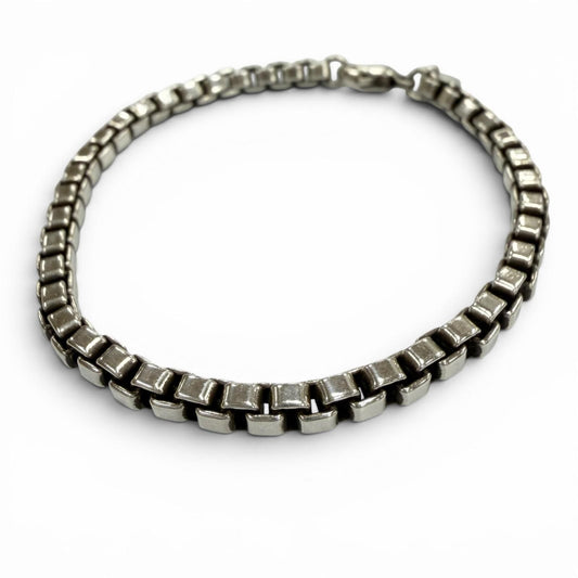 Tiffany & Co Venetian 925 Chain Bracelet Silver