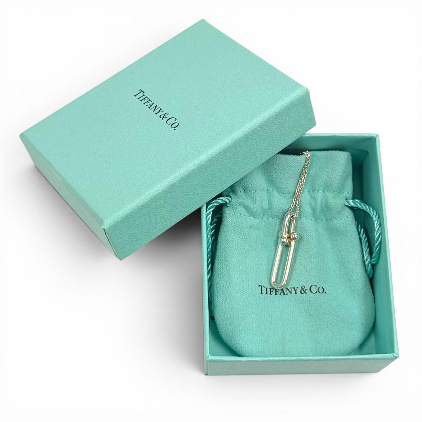 Tiffany & Co Purchased in August 46 cm Link Necklace Silver — view 2