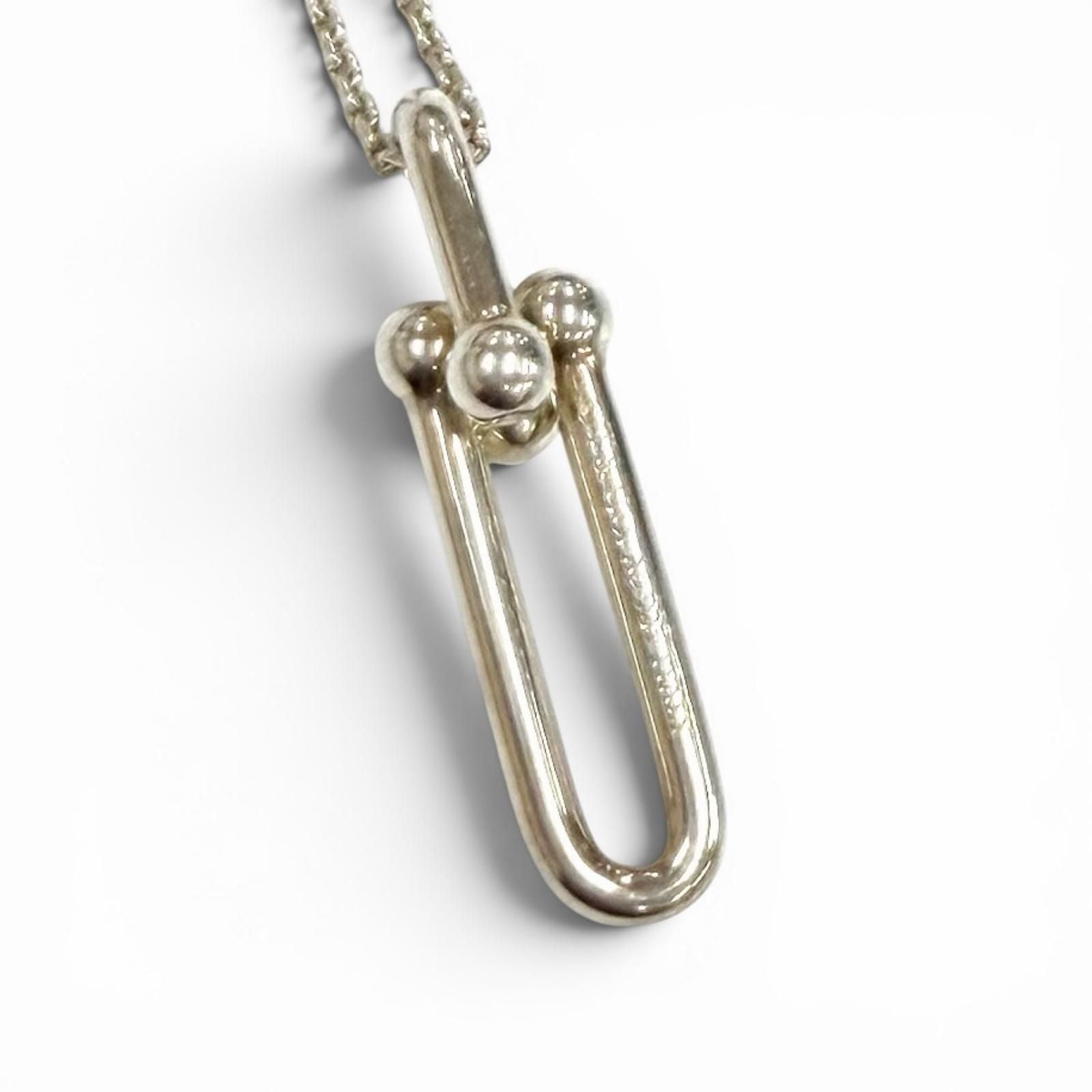 Tiffany & Co Purchased in August 46 cm Link Necklace Silver — view 3