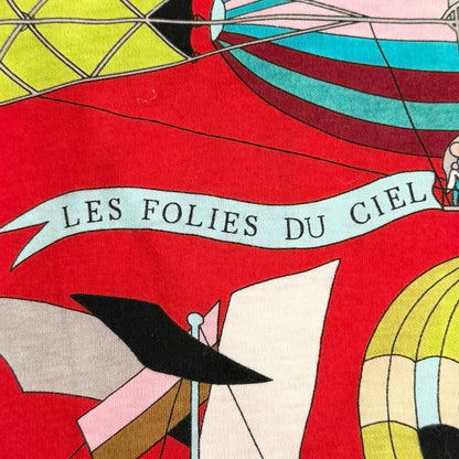 Hermes Vintage les Folies du Ciel Madness of the Sky Cotton 100% Crew Neck — view 5