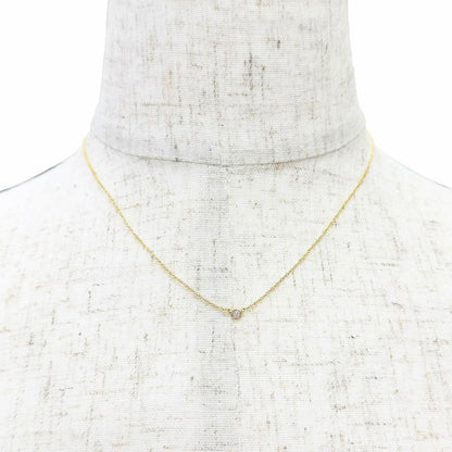 Tiffany & Co by the Yard Diamond Necklace 18k Gold Diameter 3.32 Yellow — view 2