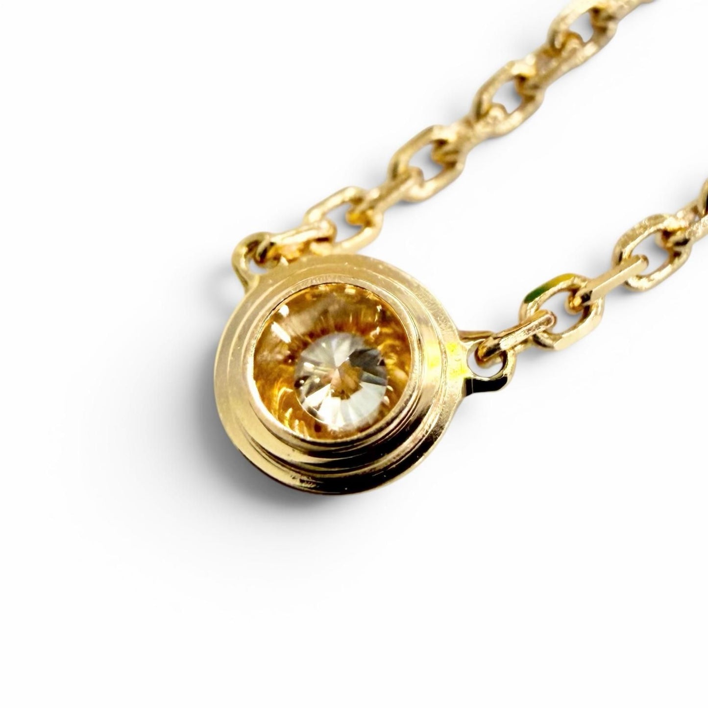 Cartier d'Amour XS Diamond Necklace 18k Gold Pink Recommended — view 4