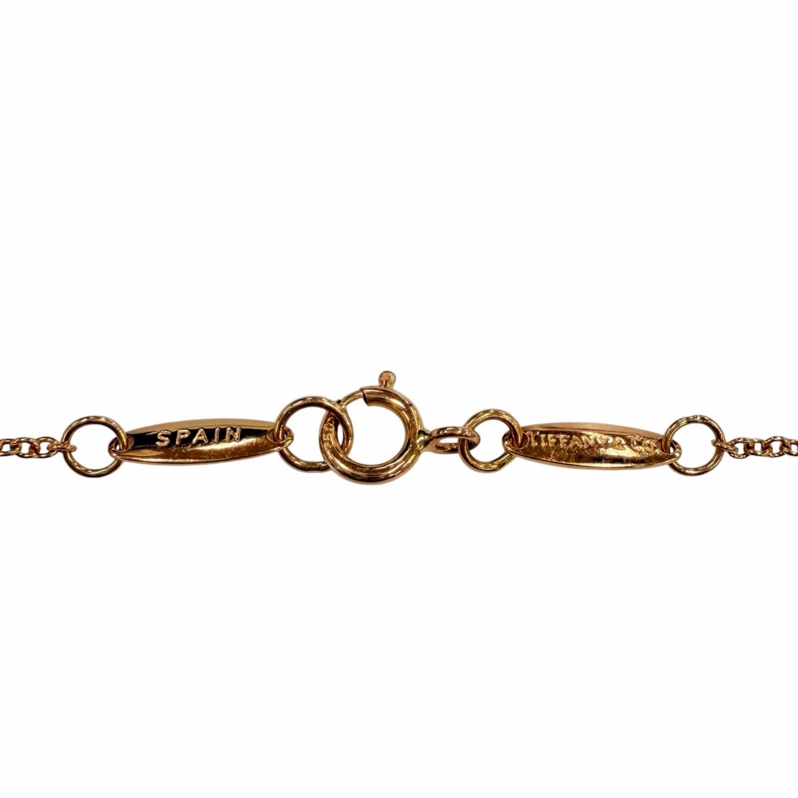 Tiffany & Co by the Yard Elsa Peretti 750 Diamond Diameter 4.55 Bracelet Pink — view 4