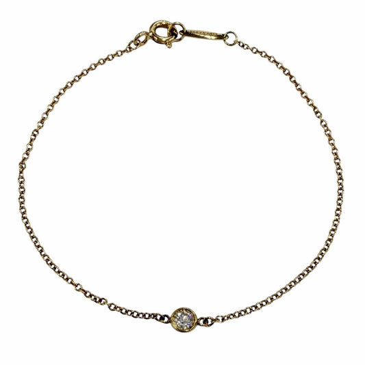 Tiffany & Co by the Yard Elsa Peretti 750 Diamond Diameter 3.82 Bracelet Yellow