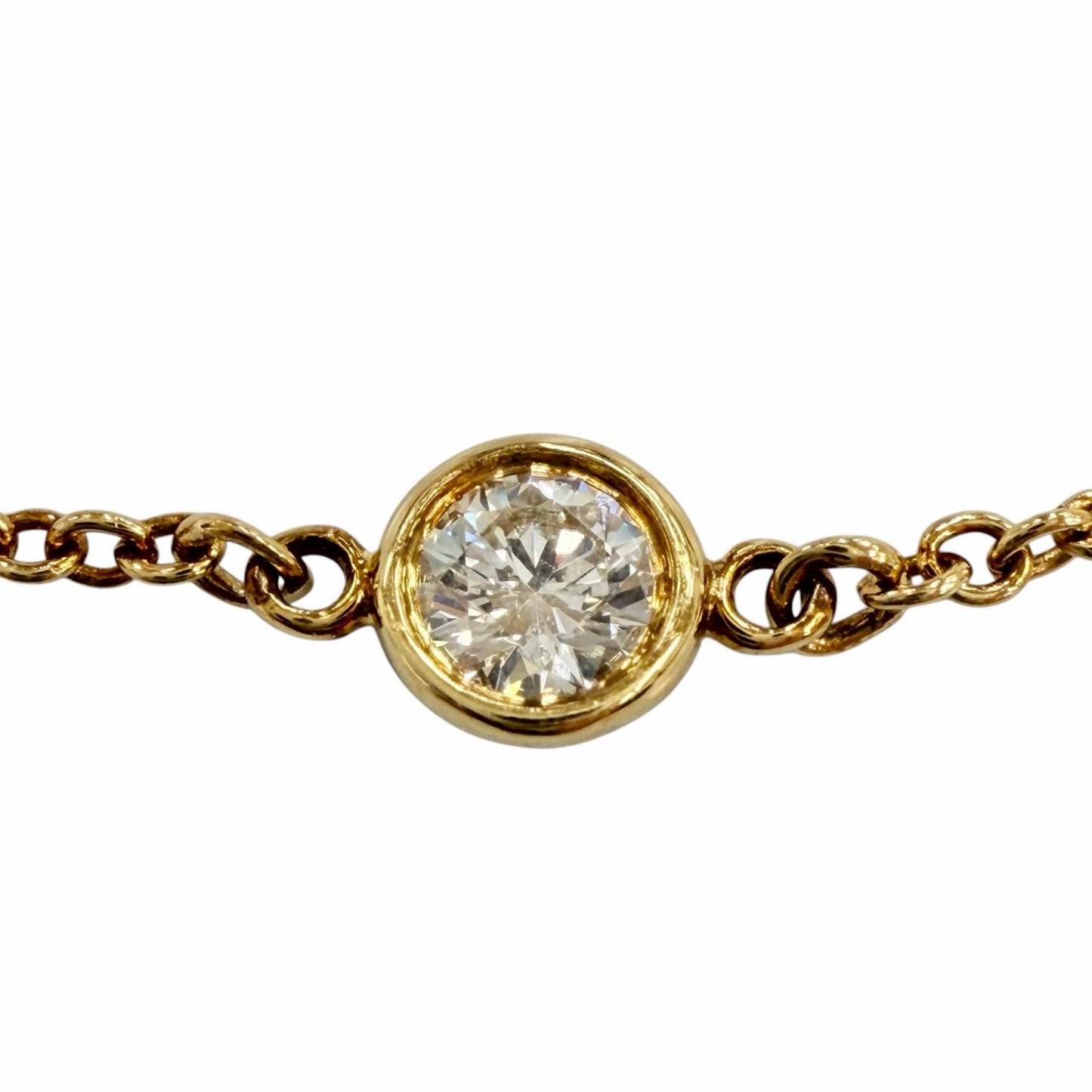 Tiffany & Co by the Yard Elsa Peretti 750 Diamond Diameter 3.82 Bracelet Yellow — view 2