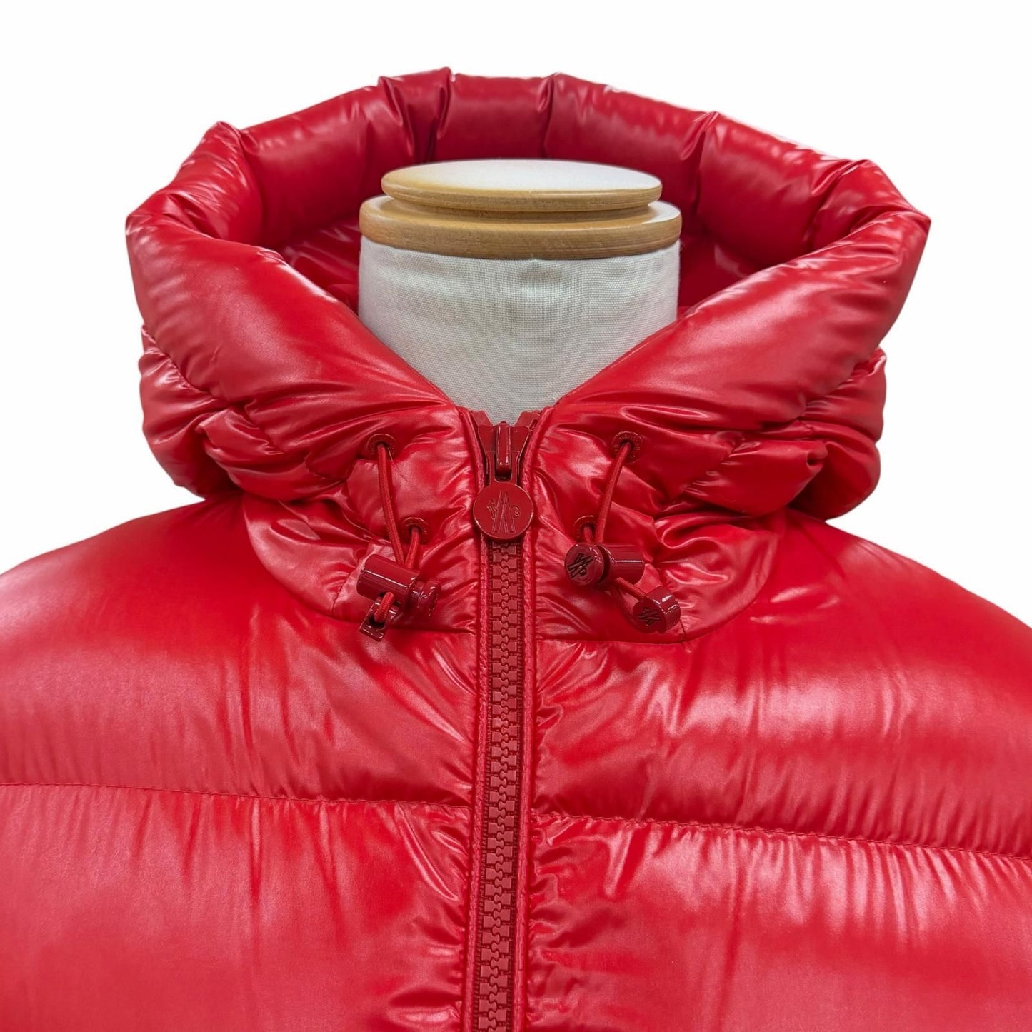 Moncler Ecrins Double Zip Logo Patch Hooded Down Jacket — view 4