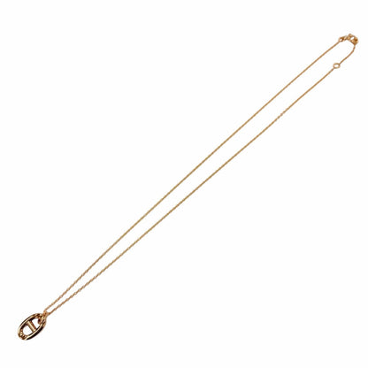 Hermes Farandole PM Chaine D'ancre 750 Necklace Pink Gold — view 4