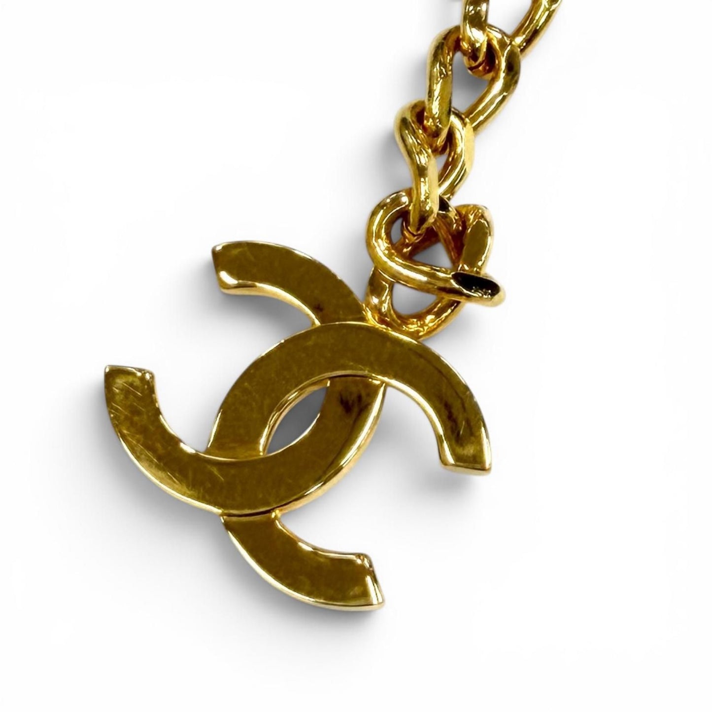 Chanel Vintage CC Logo Chain Belt Gold — view 5